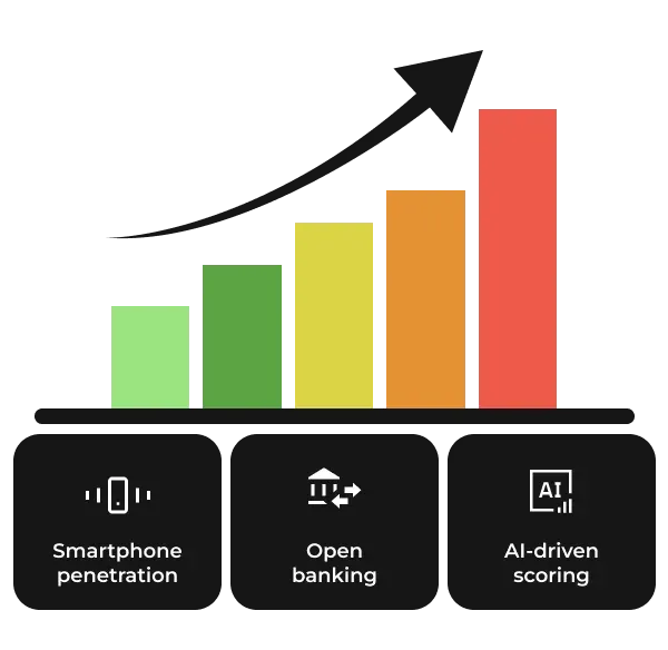 Growth of digital lending