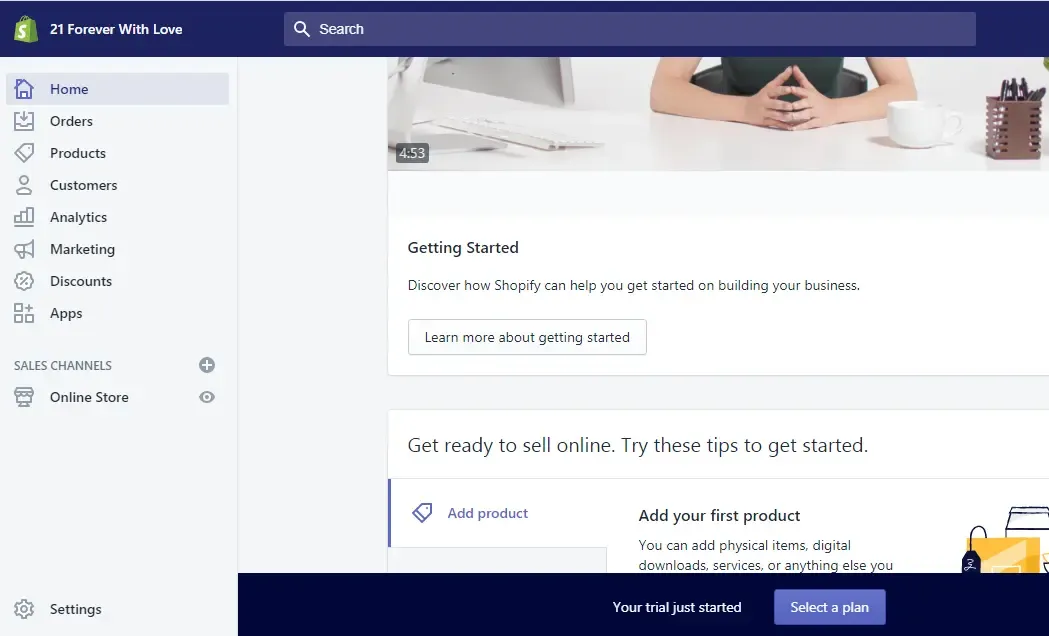 Log in to your Shopify Stores1